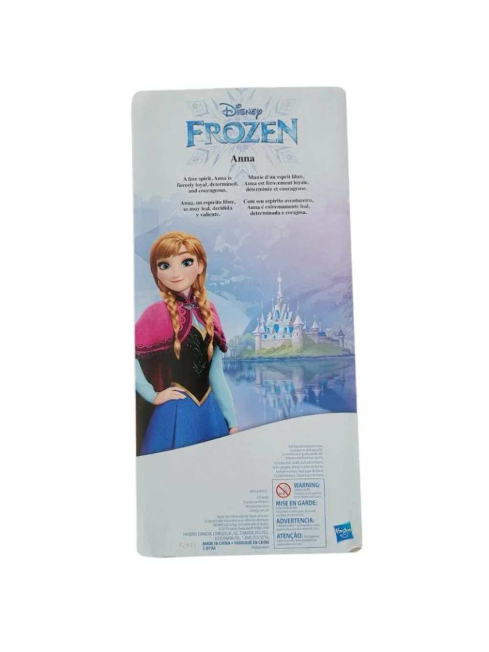 Disney Frozen 11 Inch Anna Doll Hasbro 2019 New In Box Sparkle Dress Ages 3+